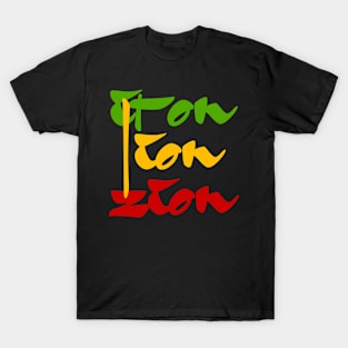 Iron Lion Zion Rasta Colors Reggae T-Shirt